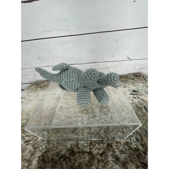 Mini Elephant‎ Gray Gift Toy Handcrafted Crochet Amigurumi Stuffed Plushie - Picture 5 of 5